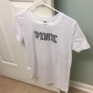 Pink basic tee